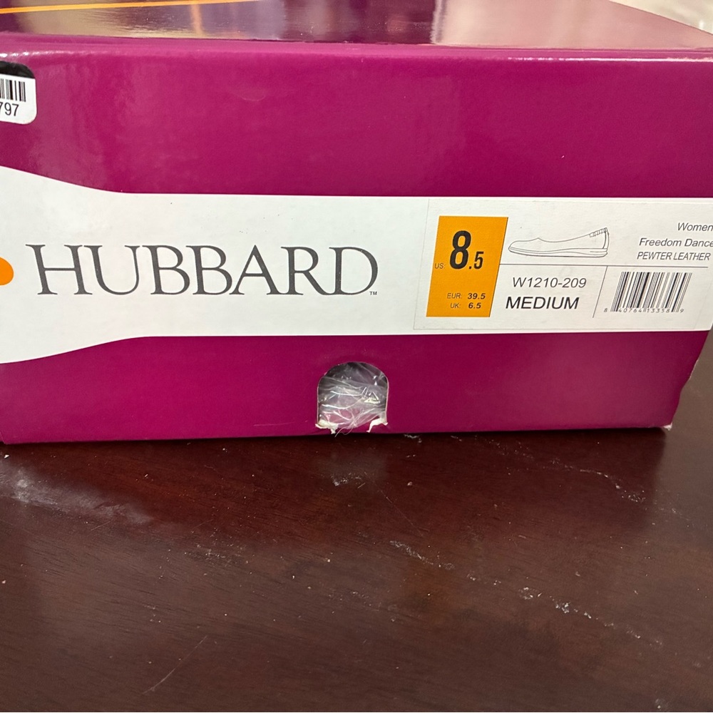Samuel Hubbard Women's Shimmering Pewter Loafers - Picture 8 of 8